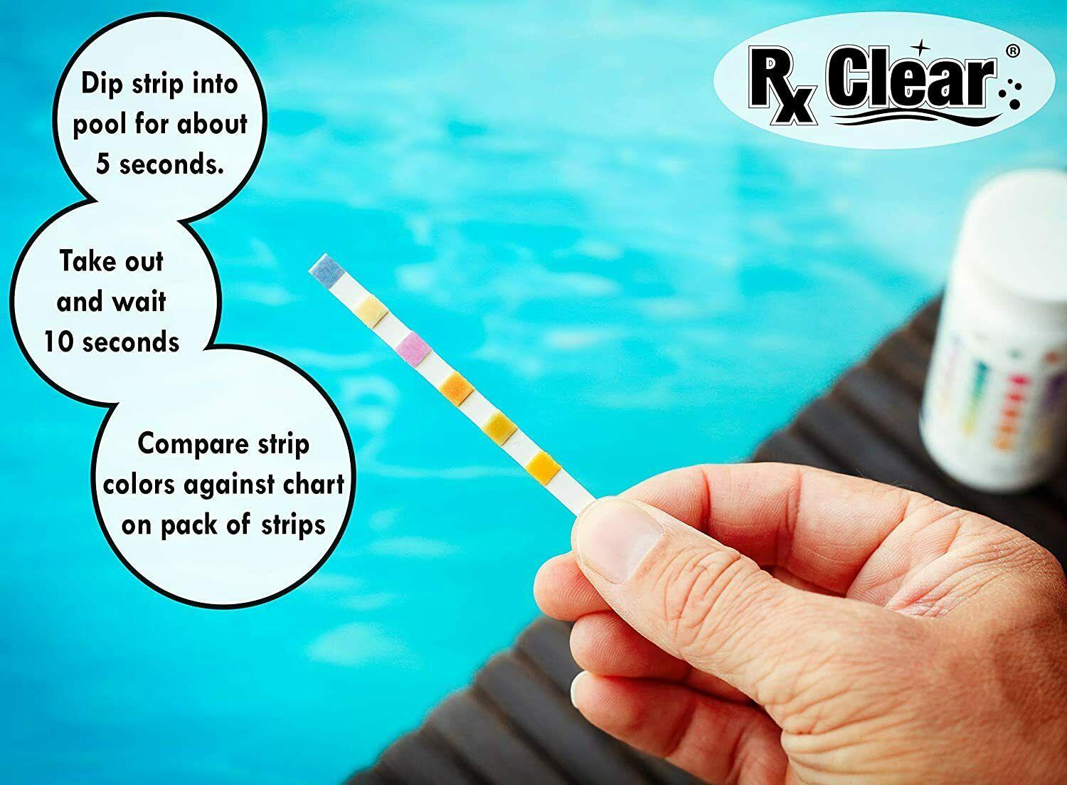 rx clear conditioner &amp; stabilizer cyanuric acid for swimming pools - choose kit