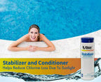 rx clear conditioner &amp; stabilizer cyanuric acid for swimming pools - choose kit