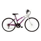 Wildcat 18-Speed Women's Mountain Bike, Lavender and White