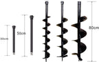 pproyama 54cc dig performance gas powered earth auger post hole digger 5-year warranty gear box three drill 4"6"8"+extension12"20" with epa tech powerful environmental