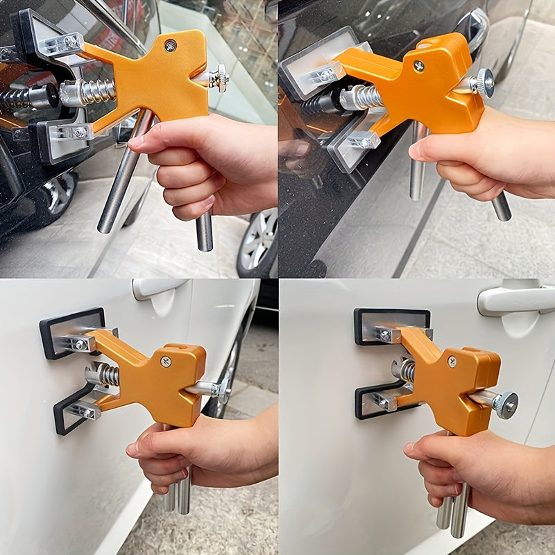 Paintless Dent Repair Kit - Car Dent Removal Tool With Tabs - Minor Dent Removal And Body DamaFix For Vehicle Car.