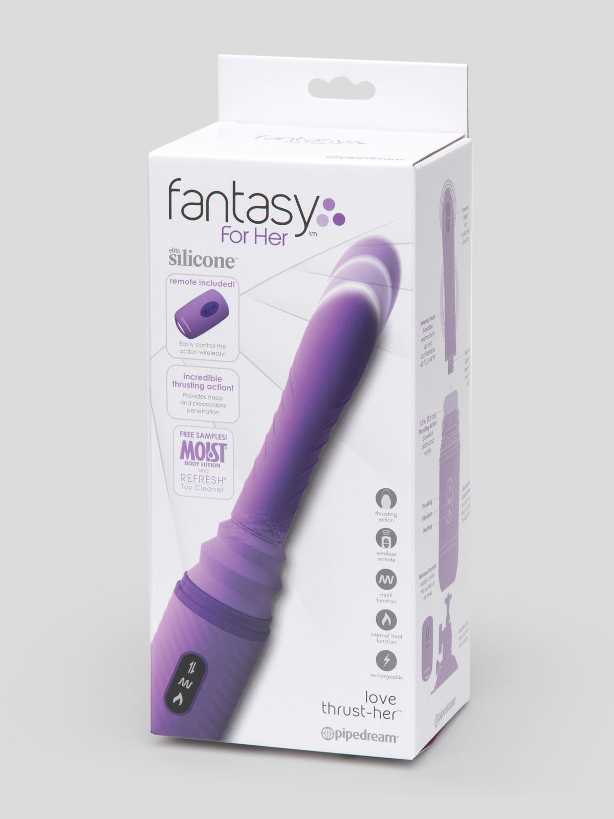 Fantasy For Her  Rechargeable Remote Control Sex Machine , Purple