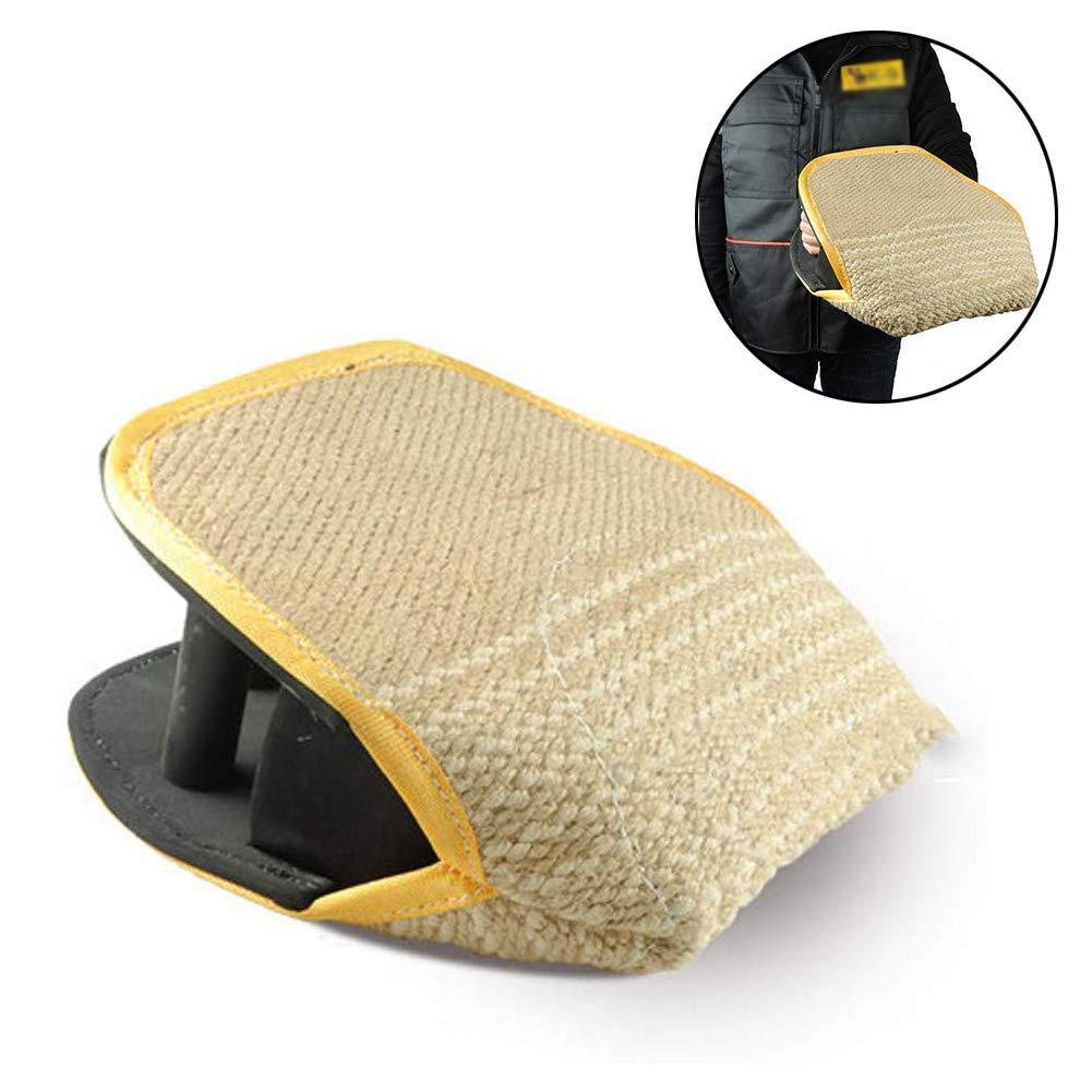 XXDYF Bite WedBite Pillow, Jute/Linen Training Protection Short Bite Sve, Tug Toy for Young Dogs Puppy Interactive Playing