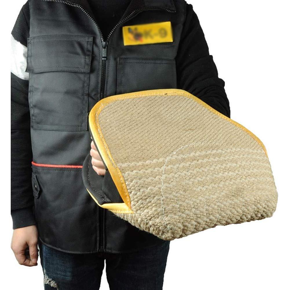 XXDYF Bite WedBite Pillow, Jute/Linen Training Protection Short Bite Sve, Tug Toy for Young Dogs Puppy Interactive Playing