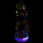 Northlight 4' Animated Musical LED Skating Polar Bears with Tree Christmas Decor