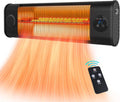 THERMATRONICS Garage Electric Patio Heater, Fast Heating Outdoor Heater for Patio, Waterproof Wall-Mounted/Freestanding Heater
