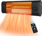 THERMATRONICS Garage Electric Patio Heater, Fast Heating Outdoor Heater for Patio, Waterproof Wall-Mounted/Freestanding Heater