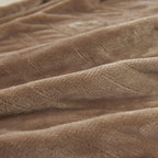 Electric Heated Blanket Size 100" x 90", Fast Heating Blanket Polyester Soft Flannel, 4 Heating Levels 10 Hours Auto-Off, ETL Certified Dual Controllers, Machine Washable (Taupe)