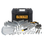 Mechanic Tool Set, 247-Piece, 1/4 in., 3/8 in. and 1/2 in. Drive, SAE, Ratchets, Sockets, Hex Keys, Combination Wrenches, Polish Chrome Finish (DWMT81535)