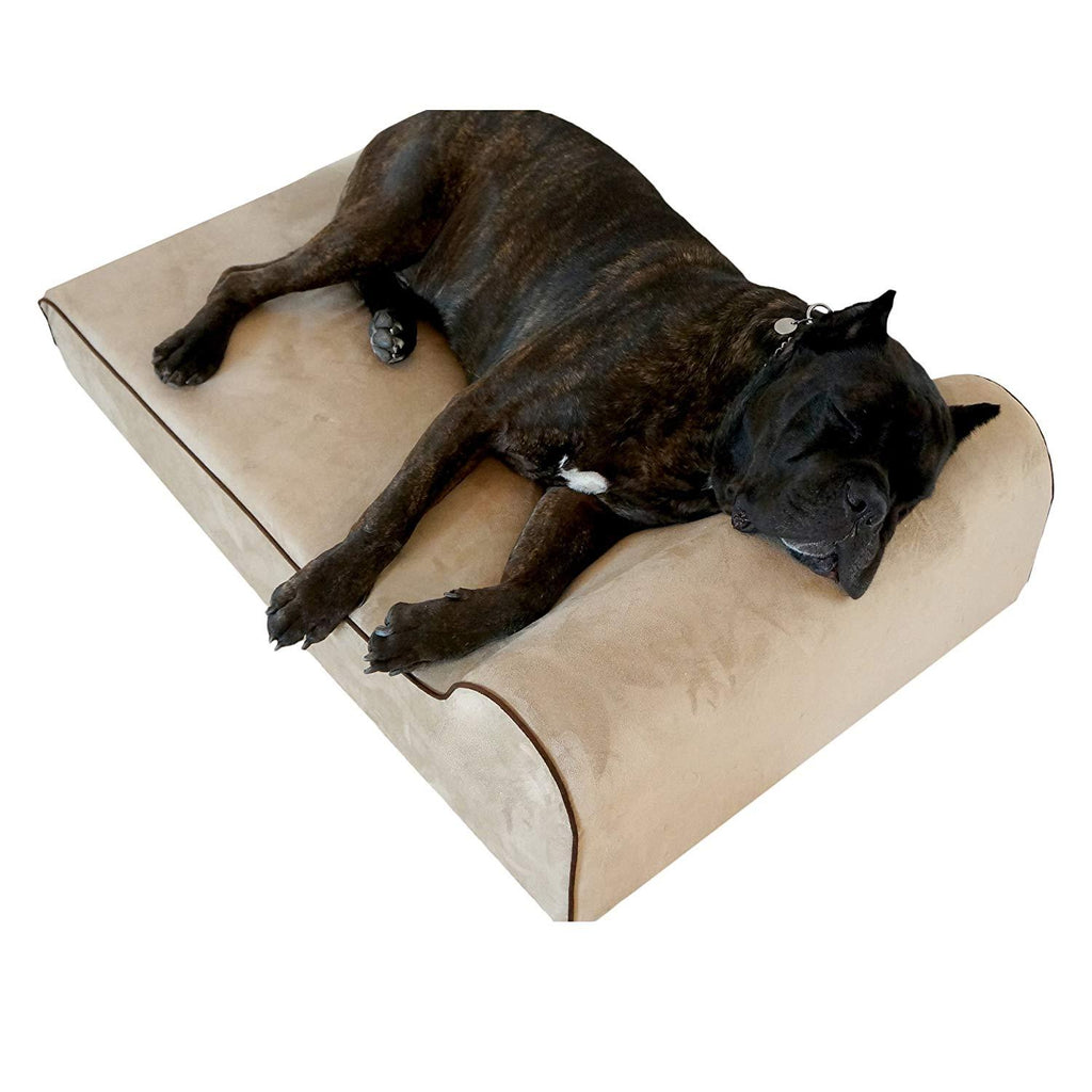 Bully beds Orthopedic Memory Foam Dog Bed - Waterproof Bolster Beds for Larand Extra LarDogs - Durable Pet Bed for Big Dogs