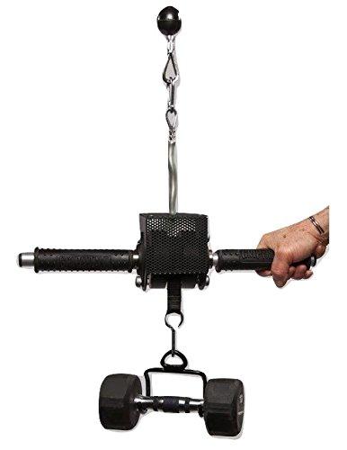 Grip Freak 'Slip Grips' Grip Strengthener with Dumbbell Loading Hook