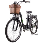 26" Black Step-Through Camel City Electric Bike
