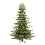 6.5 ft. Pre-Lit Incandescent Aspen Green Fir Artificial Christmas Tree with 500 UL Clear Lights