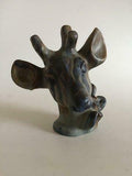 Deer Head in Stoneware Bust by Arne Ingdam