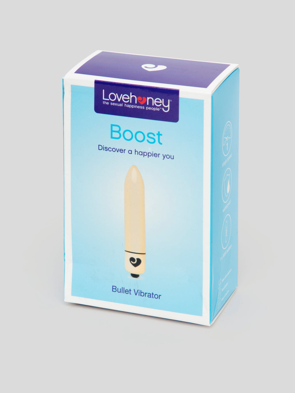 Lovehoney Boost Waterproof Bullet Vibrator, Gold