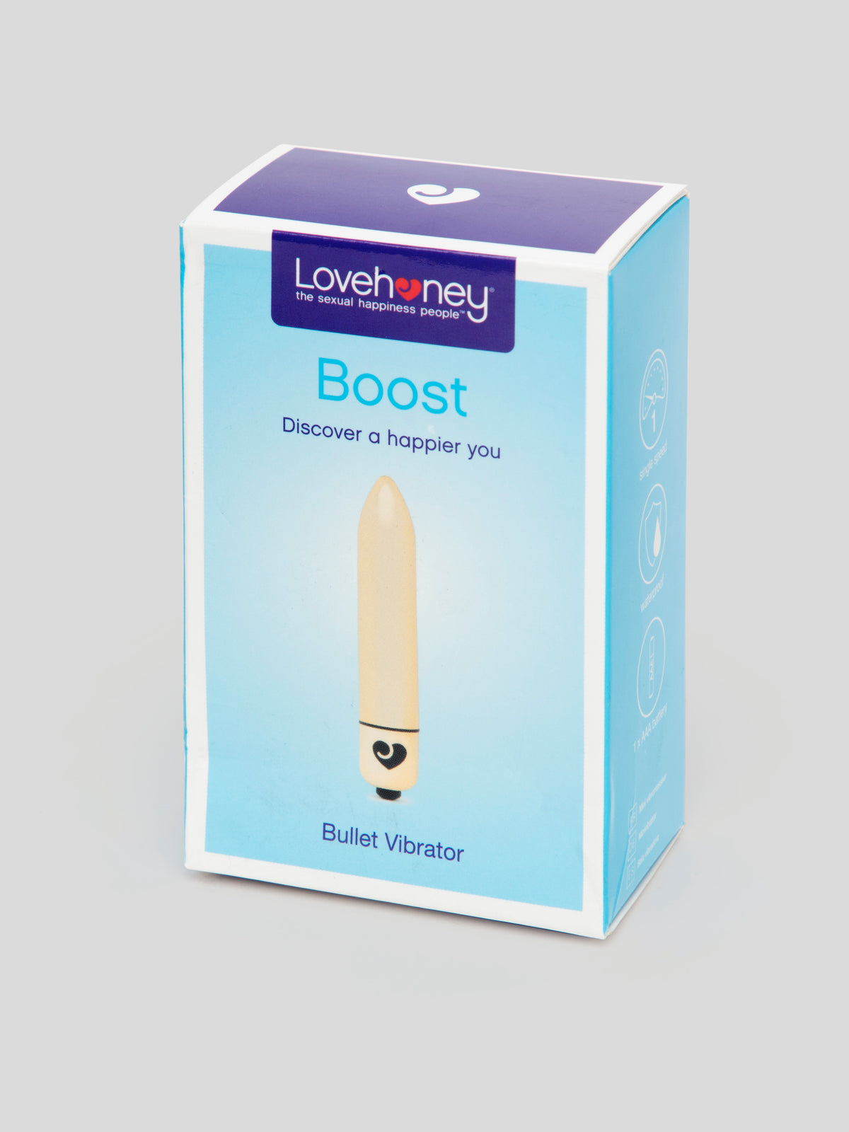 Lovehoney Boost Waterproof Bullet Vibrator, Gold