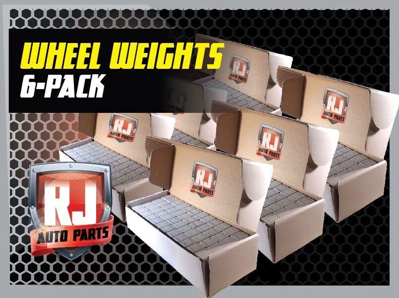 6 - 9 LBS BOXES 3456 PIECES STICK-ON ADHESIVE TAPE 1/4 OZ WHEEL WEIGHTS