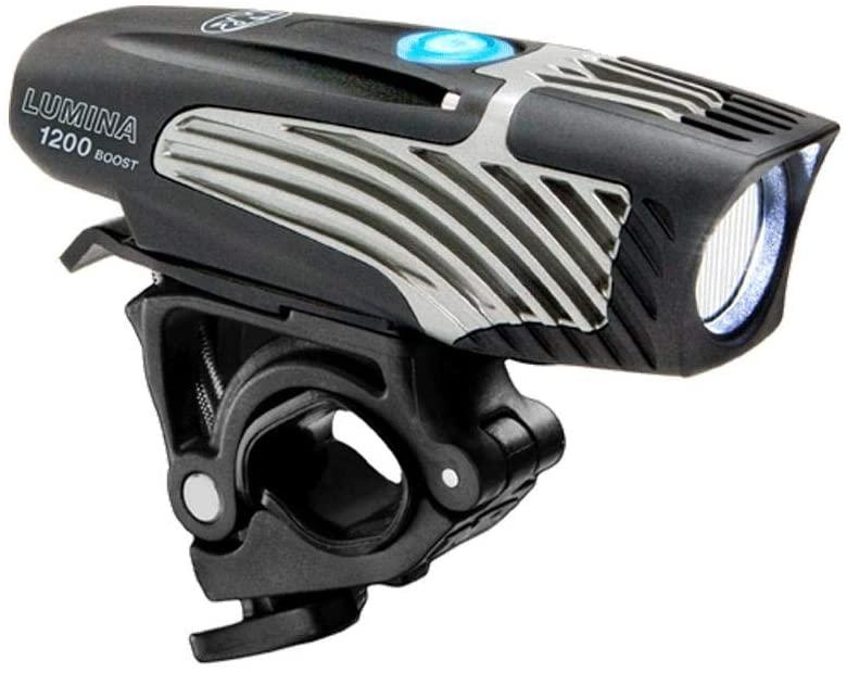 NiteRider Lumina 1200 Boost USB Rechargeable Bike Light Powerful Lumens Bicycle Headlight LED Front Light Easy to Install for Men Women Road Mountain City Commuting Adventure Cycling Safety Flashlight