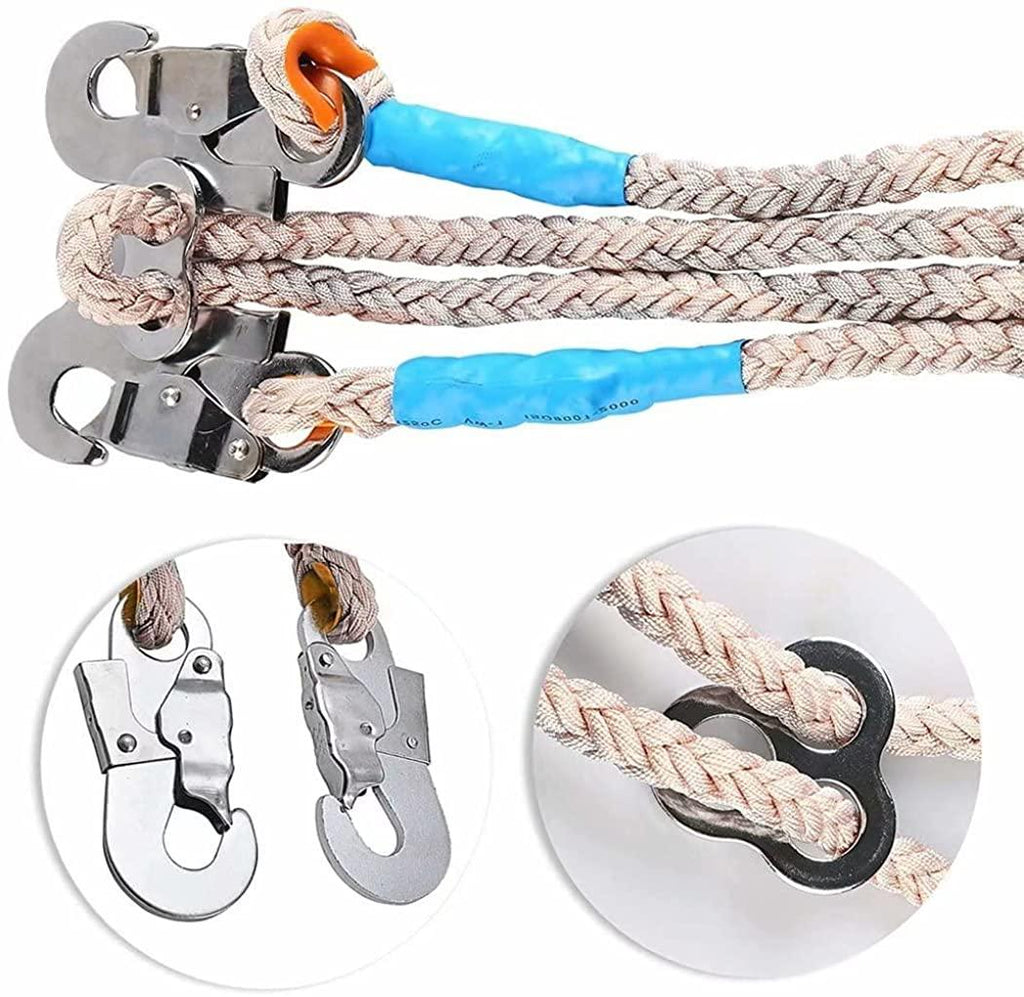GothicBride Tree Climbing Spikes with Harness Belt, 304  Steel 2 Gear Tree Climbing Tool Adjustable Tree Climbing spikes with Non-Slip Pedal for Outdoor Activities