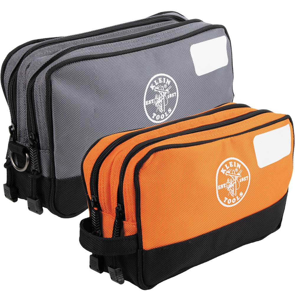 Tool Pouch, Dual Compartments, Heavy-Duty Tool Bag Organizer, Multipurpose Bag