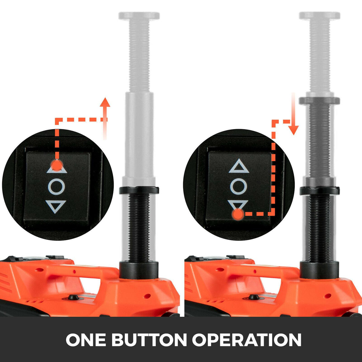 3 in 1 12V DC 3T Electric Hydraulic Floor Jack Lift Heavy Duty Power Tool Pump