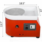 pottery wheel 280w electric ceramic machine 9.8"/25 cm clay art craft diy 110v