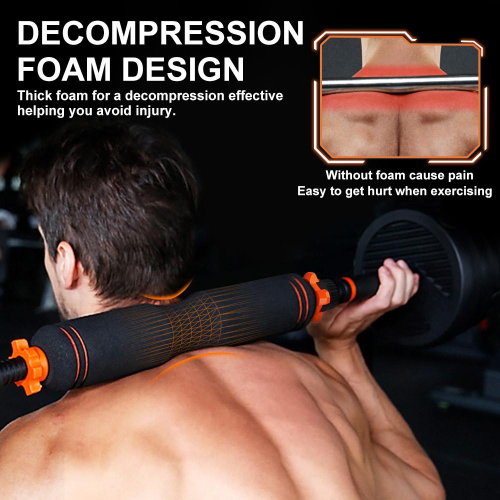 35KG Adjustable Dumbbell Set, 6 in 1 Adjustable Dumbbells / Barbell / Kettlebell / Push up, 77lb Bodybuilding Weight Training Kit for Home / GYM