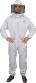 humble bee 410 polycotton beekeeping suit with round veil