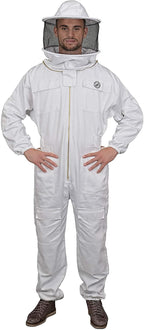 humble bee 410 polycotton beekeeping suit with round veil