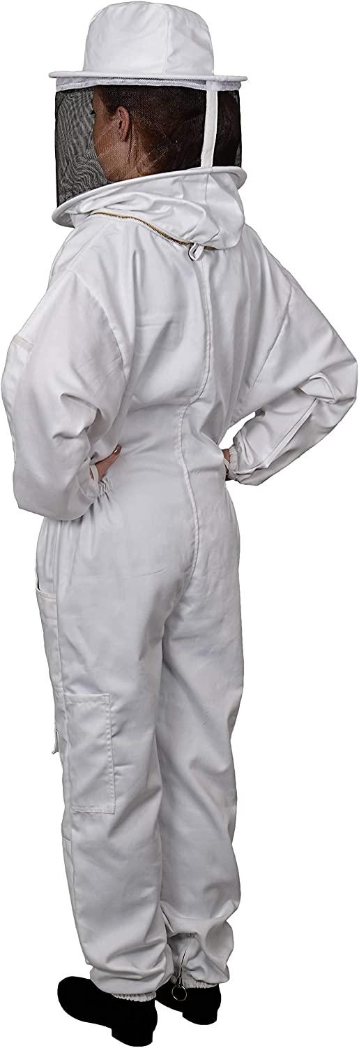 humble bee 410 polycotton beekeeping suit with round veil
