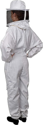 humble bee 410 polycotton beekeeping suit with round veil