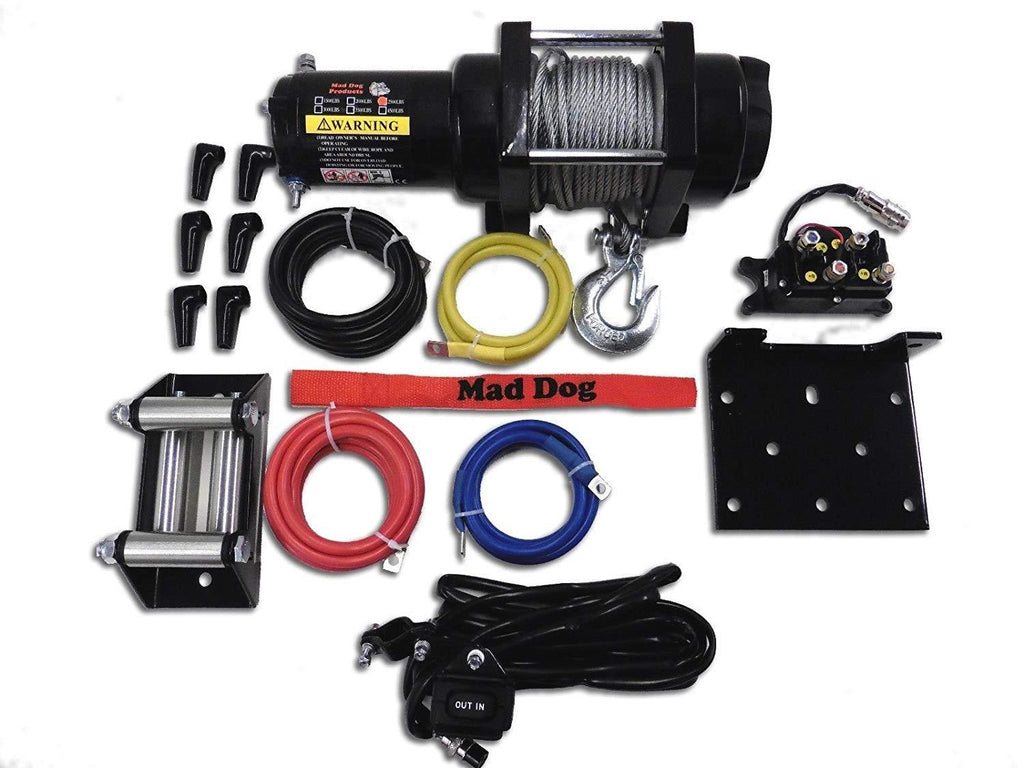 Mad Dog 3500lb Winch Mount Combo Yamaha Grizzly 700 4x4 Kodiak 700 4x4 ('16-18)