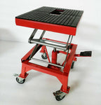300lb Motorcycle Hydraulic Scissor Floor Jack Stands Lift Hoist Center Tool