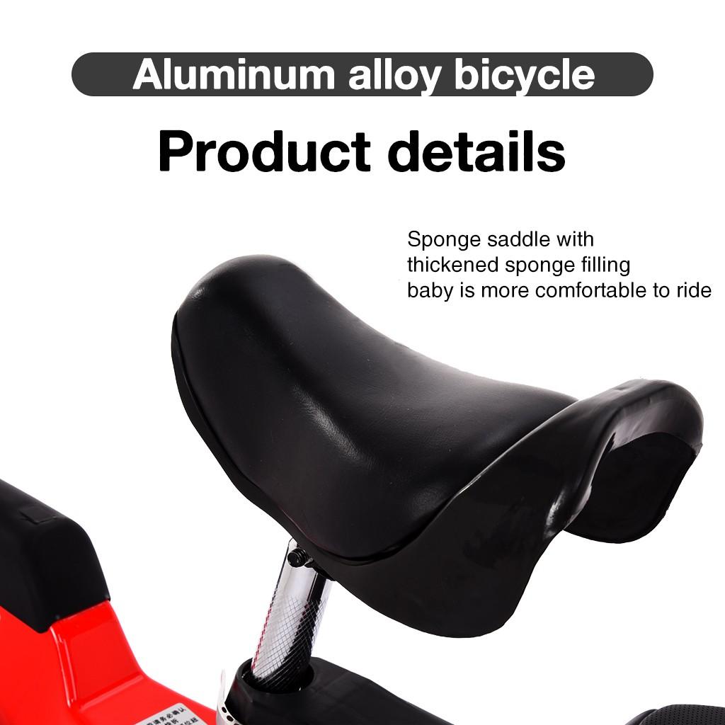 Hxroolrp 16 iInch Magnesium Alloy Kids Bike with Training Wheels for Kids Boys Girls 4-9 Years, Red