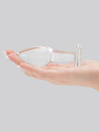 Lovehoney Pure Pleasure Sensual Glass Butt Plug, Clear