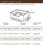 P.L.A.Y. Pet Lifestyle and You Eco-friendly LounBeds for Dogs,  Removable and Washable Covers and Inserts, comes in Small Medium Larand XL sizes
