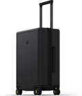 Carry on Luggage Airline Approved, Carry on Suitcases with Wheels, Lightweight PC Hardside Luminous Textured Luggage, TSA Approved, 20-Inch Carry-On, Black