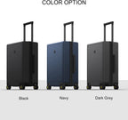 Carry on Luggage Airline Approved, Carry on Suitcases with Wheels, Lightweight PC Hardside Luminous Textured Luggage, TSA Approved, 20-Inch Carry-On, Black