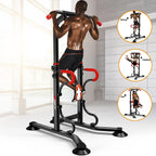 Ajustable Height Power Tower Dip Station Pull Up Bar for Home Gym Strength Training Workout Equipment,330lbs