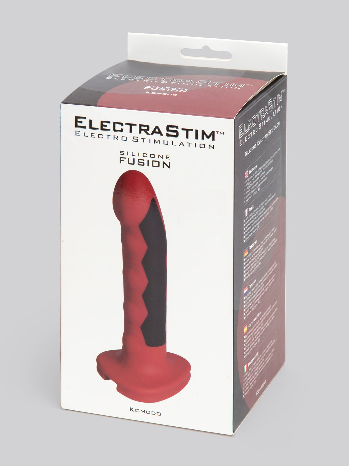 ElectraStim Electrosex Silicone Komodo Dildo, Red