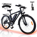 ZNH Electric Bike, Electric Mountain Bike 26 In. 350W Commuter Bicycle, Adult Ebike with Removable 36V/10AH Battery,  21-Speed Gears, Black