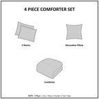 Home Essence Kids Jamie Tassel Cute and Simple Comforter Set