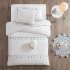 Home Essence Kids Jamie Tassel Cute and Simple Comforter Set