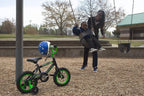 Dynacraft Magna Kids Bike Boys 12 Inch Wheels with Training Wheels in Red, Blue and Green for Ages 2 Years and Up