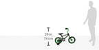 Dynacraft Magna Kids Bike Boys 12 Inch Wheels with Training Wheels in Red, Blue and Green for Ages 2 Years and Up