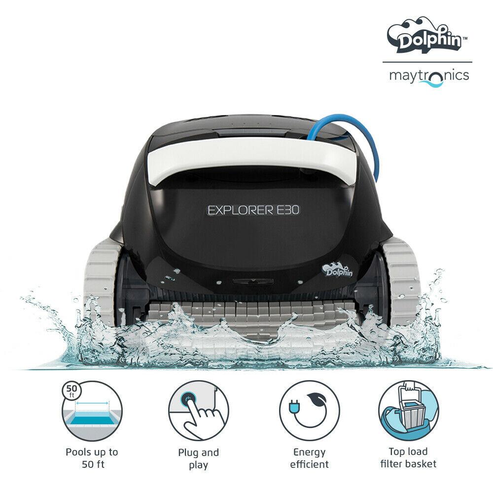 dolphin explorer e30 robotic pool cleaner 88886240-xp