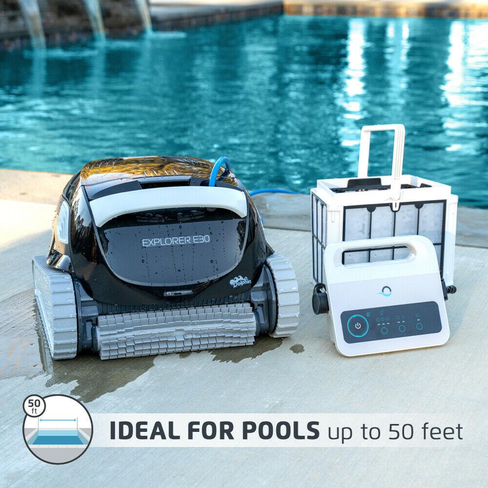 dolphin explorer e30 robotic pool cleaner 88886240-xp