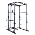 Vanswe Power Cawith LAT Pull Down Power Rack with J-Hooks, Safety Bars 1300 pound Weight Capacity 2鑴2.75 inch Steel