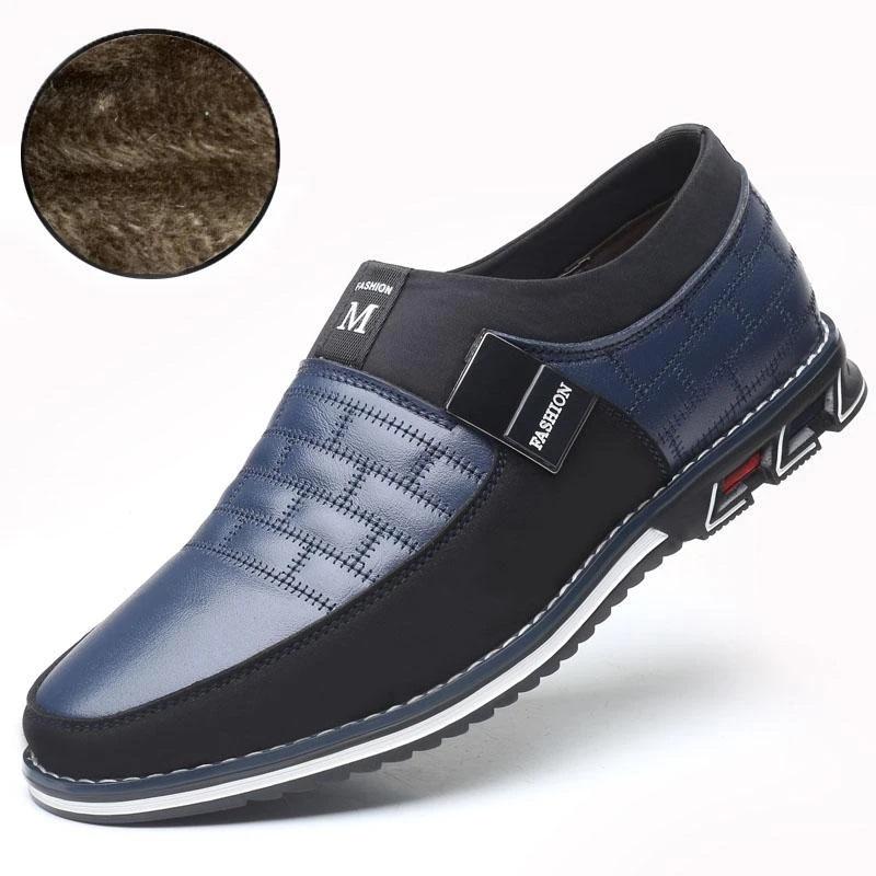 Men's Business Leather Slip On Shoes