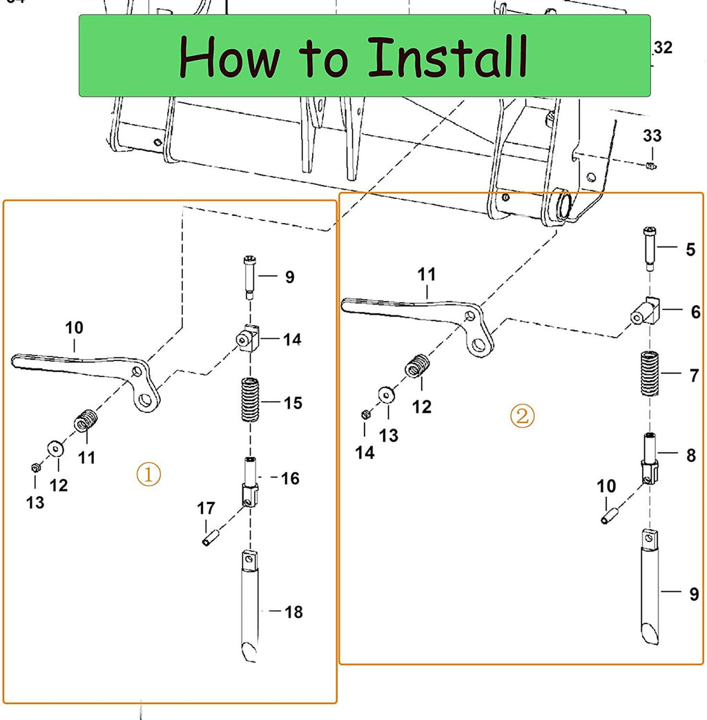 jeenda left and right hand lever kit 6724776 6724775 for bobcat 751 753 763 773 7753 863 873 s130 s220 s250 s300 a220 a300 s100 s130 s150 s160 t110 630 631 632 641 642 643 645 653